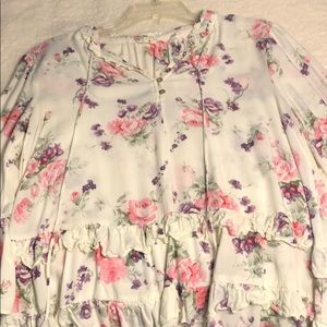 Flowered top! Great for spring time